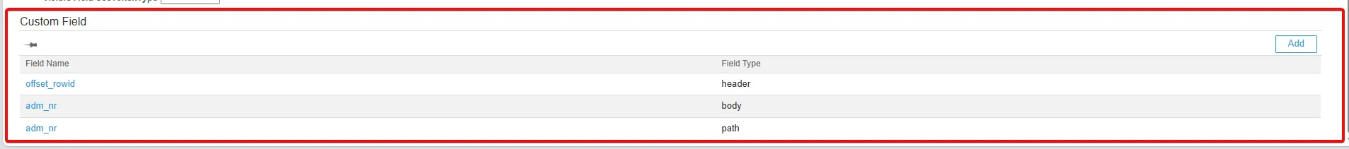 Custom Field Mapping
