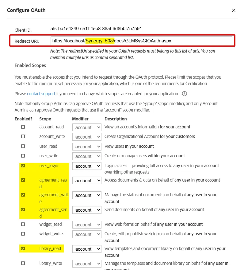 ConnectionAdobeSign