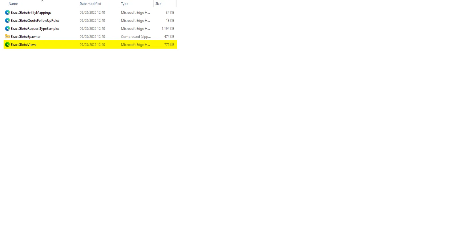 Error Import Views