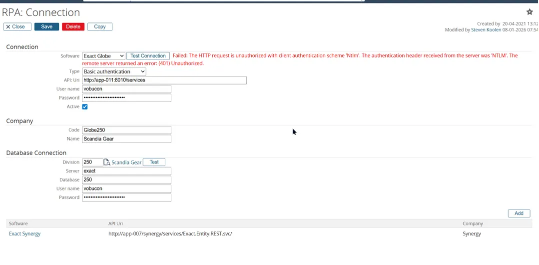 Failed: The HTTP request is unauthorized with client authentication scheme 'Ntlm'
